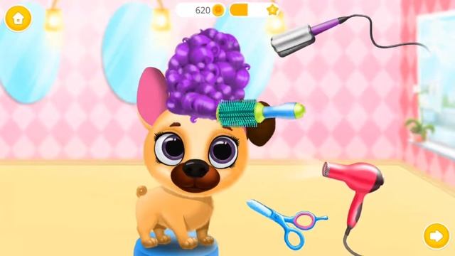 Kiki & Fifi Pet Friends | Furry Kitty & Puppy Care From TutoTOONS смотреть онлайн