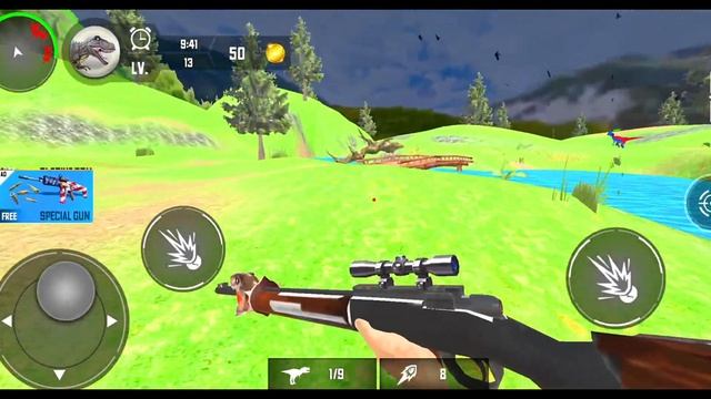Dinosaur Hunter 3D Hunting Game - android gameplay #1 смотреть онлайн