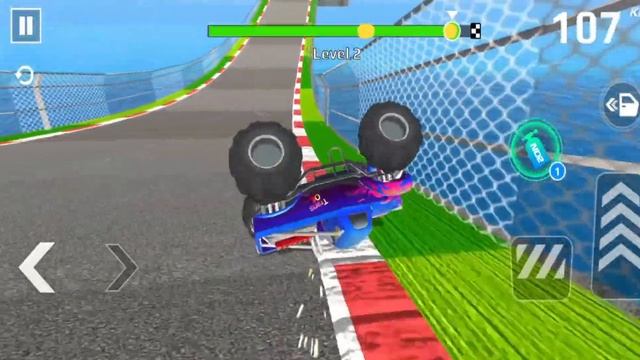 Monster Truck Mega Ramp Impossible Driver - Car Extreme Stunts GT Racing Android games US GT CAR смотреть онлайн