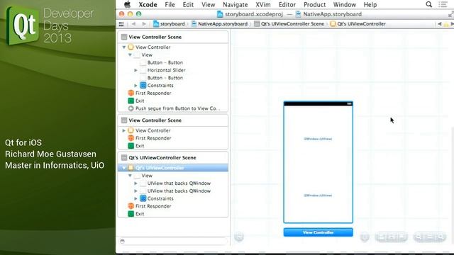 QtDD13 - Richard Moe Gustavsen - Qt for iOS смотреть онлайн