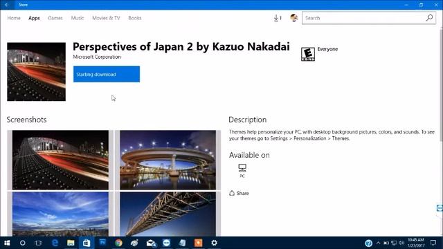 How to Download Windows 10 Themes from Store and Install смотреть онлайн