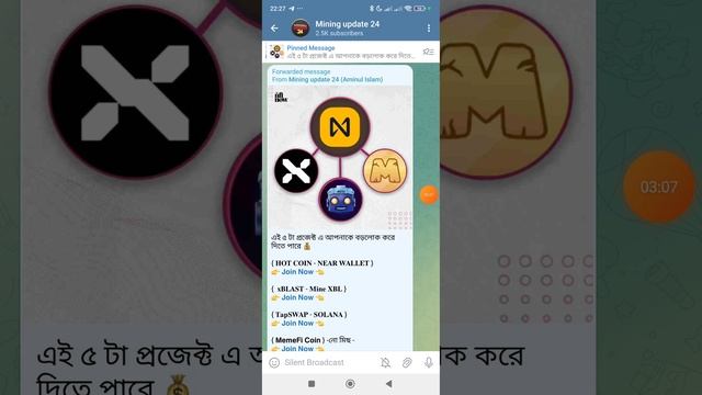 Top 5 telegram bot mining। new। telegram bot mining । Don't miss it । Best telegram mining смотреть онлайн