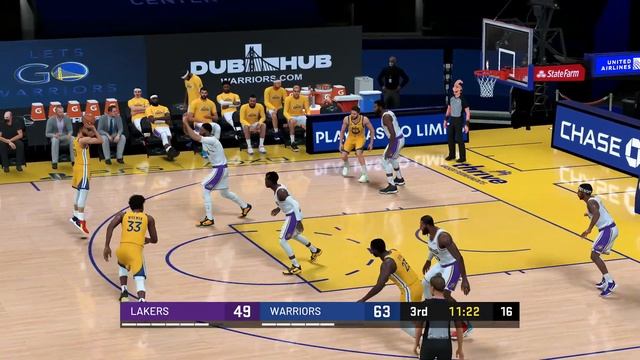 Los Angeles Lakers vs Golden State Warriors | Mods Showcase | NBA 2K21 смотреть онлайн