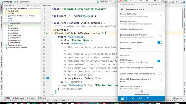 2 - Run First Flutter App | How to Run Flutter App in Android Studio | Tutorial in Urdu/Hindi смотреть онлайн