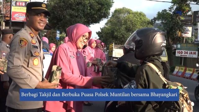 Berbagi Takjil dan Berbuka Puasa Polsek Muntilan bersama Bhayangkari смотреть онлайн