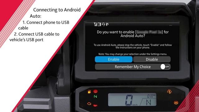 Using Android Auto on Africa Twin смотреть онлайн