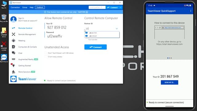 How to remote access android phone from pc | Data Transfer смотреть онлайн