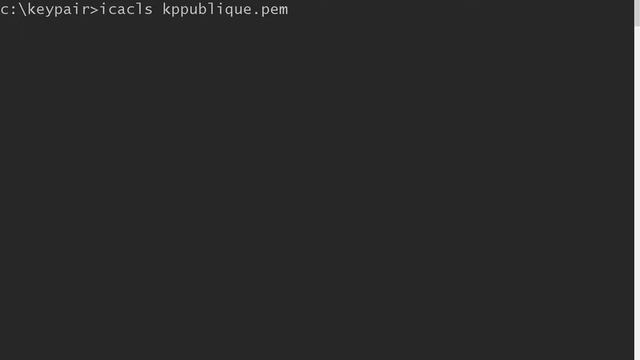 CHMOD 400 with cmd windows10 to remote EC2 instance with SSH смотреть онлайн