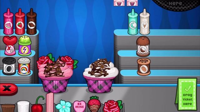 Papa's Cupercakeria HD Day 17 - (iO/Android Gameplay) смотреть онлайн