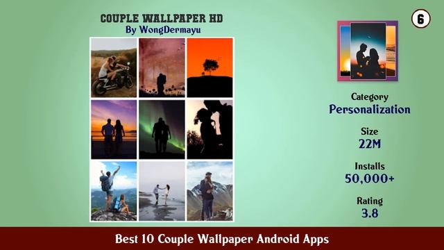 Best 10 Couple Wallpaper Android Apps смотреть онлайн