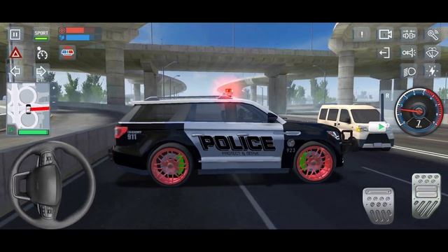 Police Car Cop Simulator - Realistic Police Car 3D Driving Android Gameplay - Police Sim 2022 смотреть онлайн