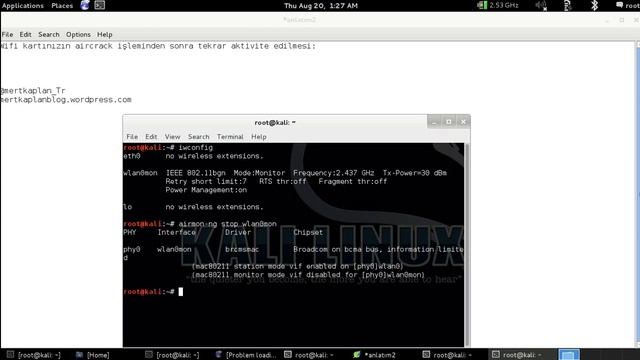 Kali Linux Tutorial - How to Active Wifi on Kali Linux смотреть онлайн