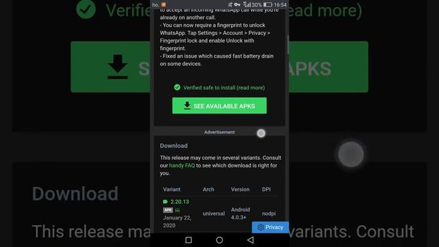 Whatsapp NERO/DARK MODE Ufficiale TUTORIAL ANDROID смотреть онлайн