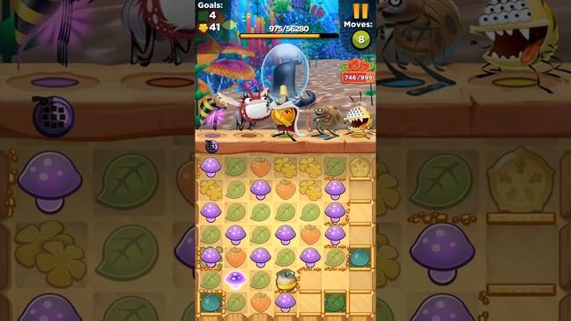 Best Fiends level 647 walkthrough ios android gameplay HD смотреть онлайн