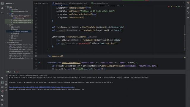 Scan & Generate QR Code (Android Studio - Kotlin) dengan ZXING смотреть онлайн