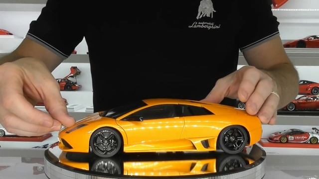 1/18 LAMBORGHINI MURCIELAGO LP640 by AUTOart models - Full Review смотреть онлайн