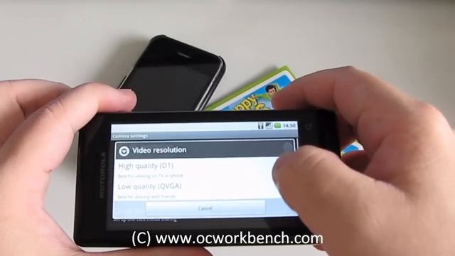 Motorola milestone Android 2.1 Text entry and camera смотреть онлайн