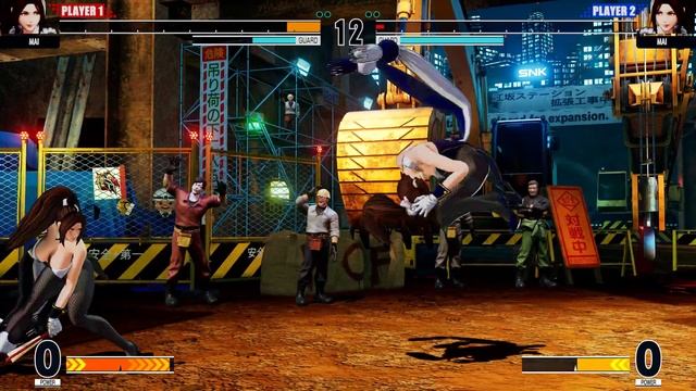 KOF XV | Mai 💥 Mai (mirror match) | Bunny costume mod | CPU vs CPU AI vs AI смотреть онлайн