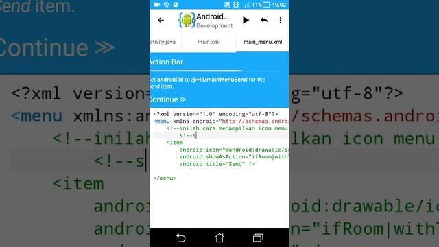 AIDE Tutorial - Android App (Action Bar) смотреть онлайн