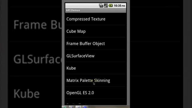 android OpenGL ES (api demos ) смотреть онлайн