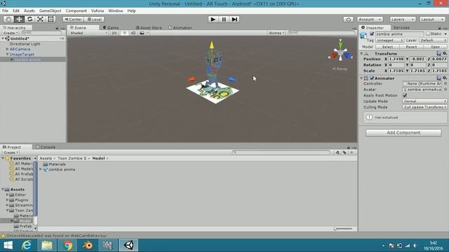 AR Vuforia - Touch Move, Scale and Rotate with Lean Touch (Version: 1.1.1 - Oct 06, 2016) смотреть онлайн