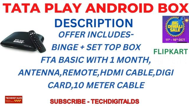 TATA Play Android Box|TATA Play Binge Plus|Pay 6000 & Get 6000 for Recharge back in Tata Play Acct. смотреть онлайн