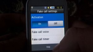 Samsung GenoA GT-C3510 incoming call via Fake call