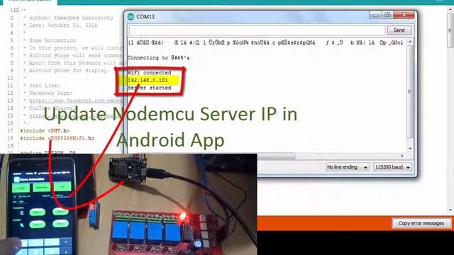 Android Wifi Control Devices with Nodemcu Module смотреть онлайн
