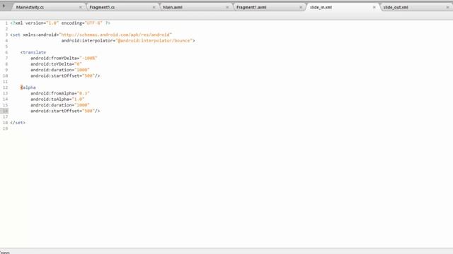 Xamarin Android Tutorial 57 Animating Fragments смотреть онлайн