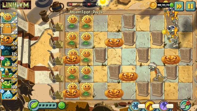 PVZ 2 LinhYM | pp.dat Max Level Plant IceBloom & Pumpkin in Plants vs Zombies 2 Version 7.7.1 смотреть онлайн