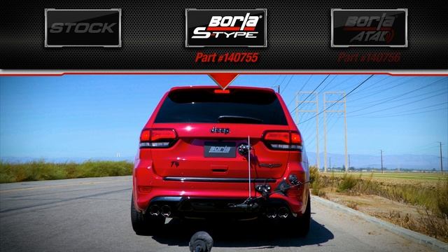 Borla Exhaust VS. Stock Jeep Trackhawk! [Jeep Trackhawk Exhaust Sound Comparison]