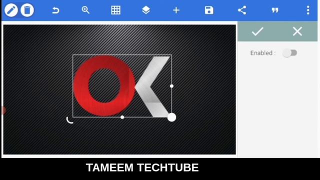 O K Logo design on Pixellab Android and iPhone смотреть онлайн