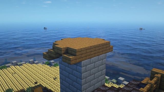 Средневековый дом с мельницей