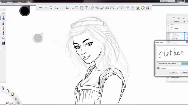 Autodesk sketchbook outline tutorial [ part 1 ] by Drawing Art смотреть онлайн