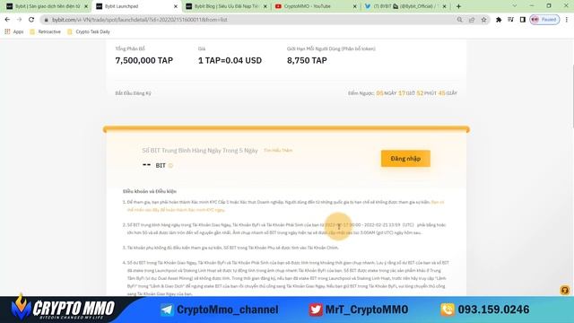 [Launchpad Bybit] Tham gia dự án Tap Fantasy và nhận 3000$ miễn phí смотреть онлайн
