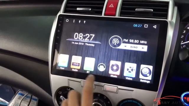 Android 10" player installation | Honda City 2010 смотреть онлайн