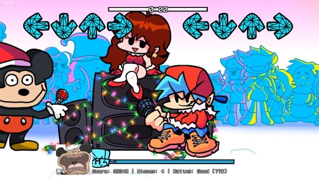 Friday Night Funkin' vs Mokey Christmas Edition (FNF CHRISTMAS MOD) смотреть онлайн