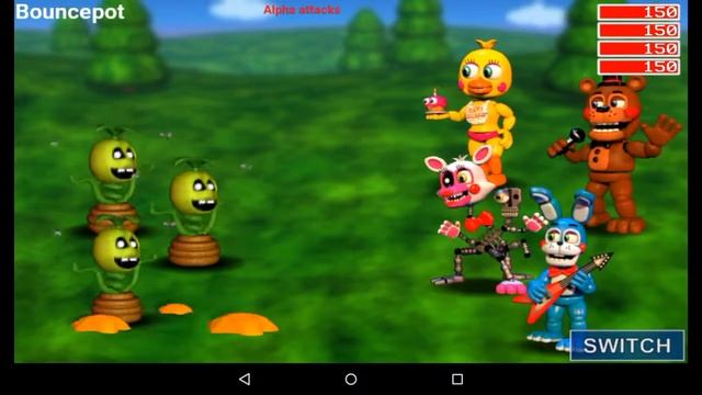 Fnaf World MOBILE VERSION Alpha "Fazbear Hills" смотреть онлайн