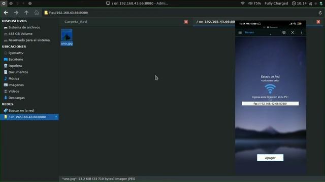 Comparte archivos entre GNU/Linux y android por wifi + Descarga Es File Explorer Pro. смотреть онлайн