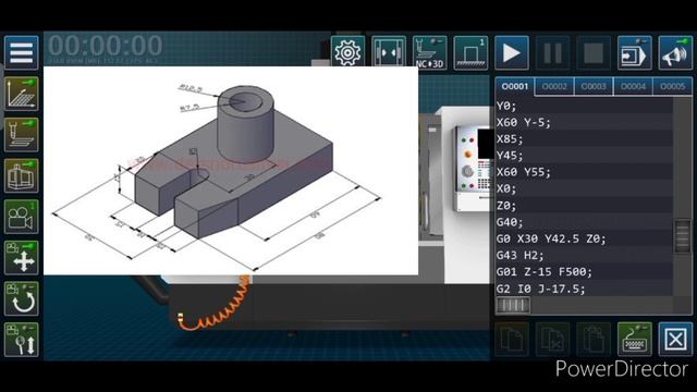 Pemograman CNC (G Code) menggunakan aplikasi CNC VMC Simulator berbasis Android смотреть онлайн
