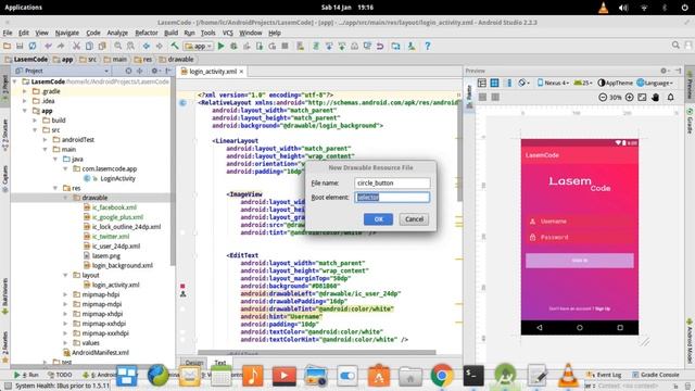 Android Login Screen Part 2 - Android UI смотреть онлайн