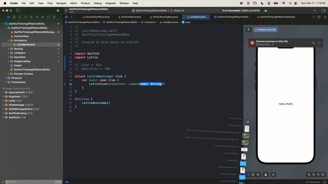 How to use Lottie in SwiftUI | Swift Packages #6 смотреть онлайн