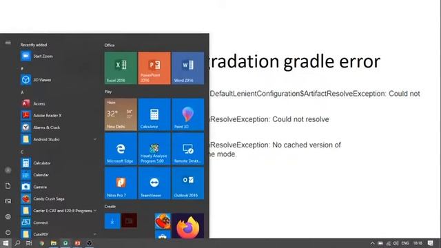 Android Studio 4.0 / 3.6.2 Up-gradation Gradle Error смотреть онлайн