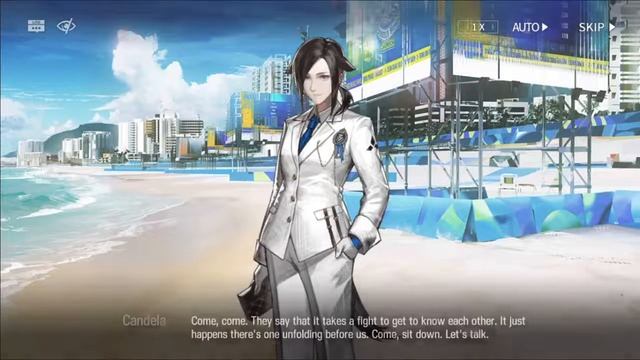 Arknights Story Cutscene Dossoles Holiday DH-8 Beach Landing смотреть онлайн