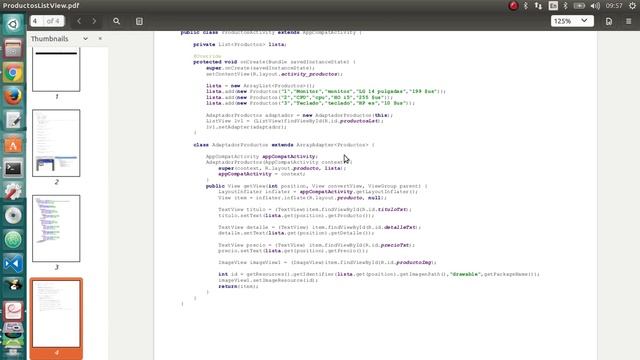 Android Studio ListView Lista смотреть онлайн
