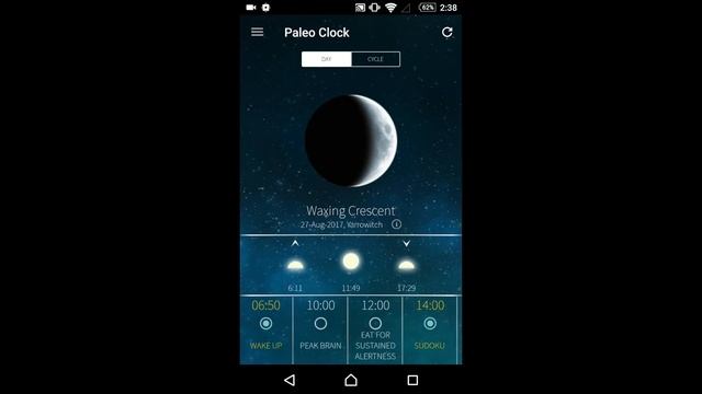 Paleo Clock - Android App смотреть онлайн