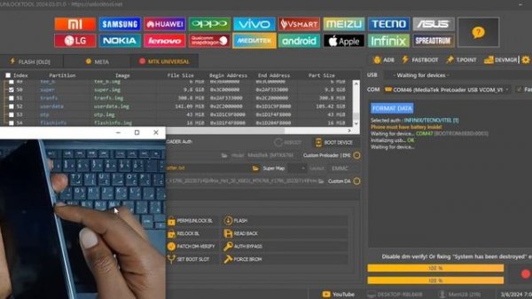 Infinix Hot 30 FRP Bypass Android 13 unlock tool