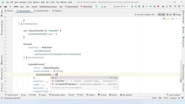 Jetpack Compose - Criando o Layout da Tela de Salvar Tarefa - Ui Design смотреть онлайн