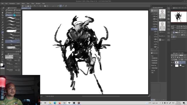 SPEEDPAINTING DEMON USING CLIPSTUDIOPAINT PRO смотреть онлайн