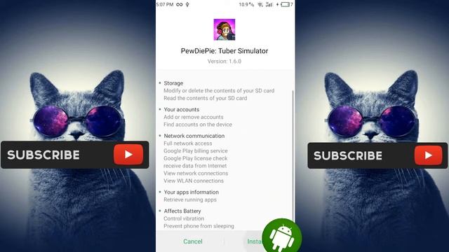 Android Best PewDiePie Tuber Simulator Hack! Apk 99999+ Bux and Views смотреть онлайн